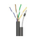 OK-Net 4*2*0,51 КППт-ВП (100) трос 7*0,5мм cat 5e, бухта 305 м Кабель (UTP мідь вуличний з тросом) OK-Net 4*2*0,51 КППт-ВП (100) трос 7*0,5мм cat 5e, бухта 305 м Кабель (UTP мідь вуличний з тросом)