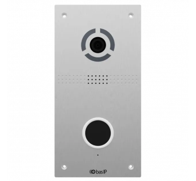 Bas-IP AV-05FD silver IP панель виклику з безконтактною кнопкою виклику