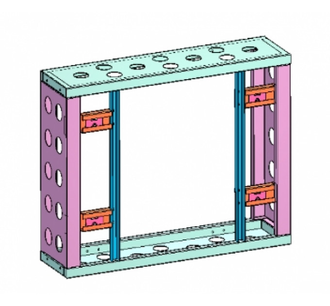 CABINET-55 "FRAME-HKC 55 "LCD Display Unit Modular Frame Bracket