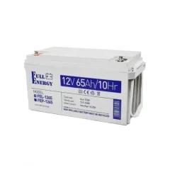 Full Energy FEL-1265 65А•ч 12В гелевая Свинцово-кислотная аккумуляторная батарея Full Energy FEL-1265 65А•ч 12В гелевая Свинцово-кислотная аккумуляторная батарея