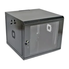 9U Шафа 19", 600х600х507 мм (Ш*Г*В), акрилове скло, чорна 9U Шафа 19", 600х600х507 мм (Ш*Г*В), акрилове скло, чорна
