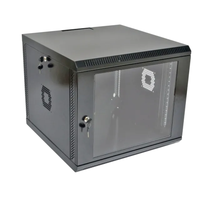 9U Шафа 19", 600х600х507 мм (Ш*Г*В), акрилове скло, чорна 9U Шафа 19", 600х600х507 мм (Ш*Г*В), акрилове скло, чорна