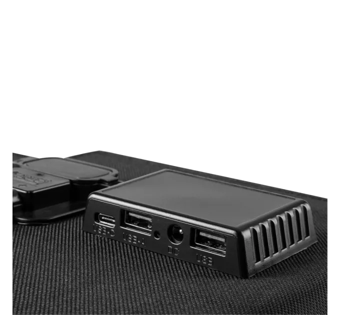 Neo Tools 120Вт Сонячна панель, регулятор напруги, USB-C та 2xU