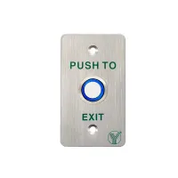 Yli Electronic PBK-814B(LED) (метал) Контактная кнопка выхода Yli Electronic PBK-814B(LED) (метал) Контактная кнопка выхода