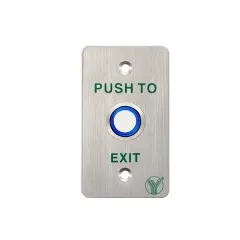 Yli Electronic PBK-814B(LED) (метал) Контактная кнопка выхода Yli Electronic PBK-814B(LED) (метал) Контактная кнопка выхода