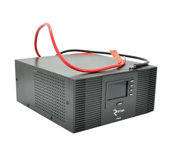RITAR RTSWrl-600 600ВА 12В ДБЖ з правильною синусоїдою під зовнішній АКБ з перемикачем струму 10 і 20A