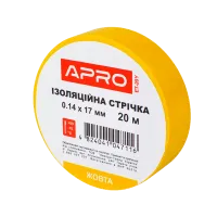 APRO 0.14х17 мм 20 м Iзоляцiйна стрiчка жовта 