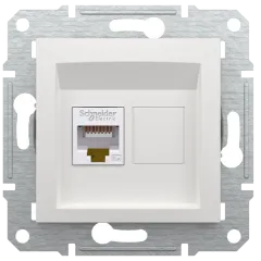 Schneider Electric Asfora (EPH4370121) RJ45 UTP 5E Розетка