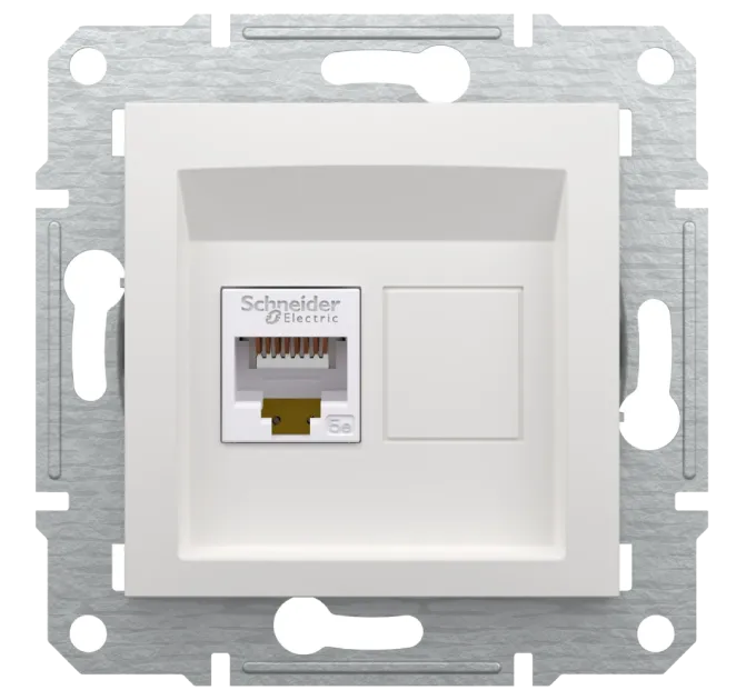 Schneider Electric Asfora (EPH4370121) RJ45 UTP 5E Розетка Schneider Electric Asfora (EPH4370121) RJ45 UTP 5E Розетка