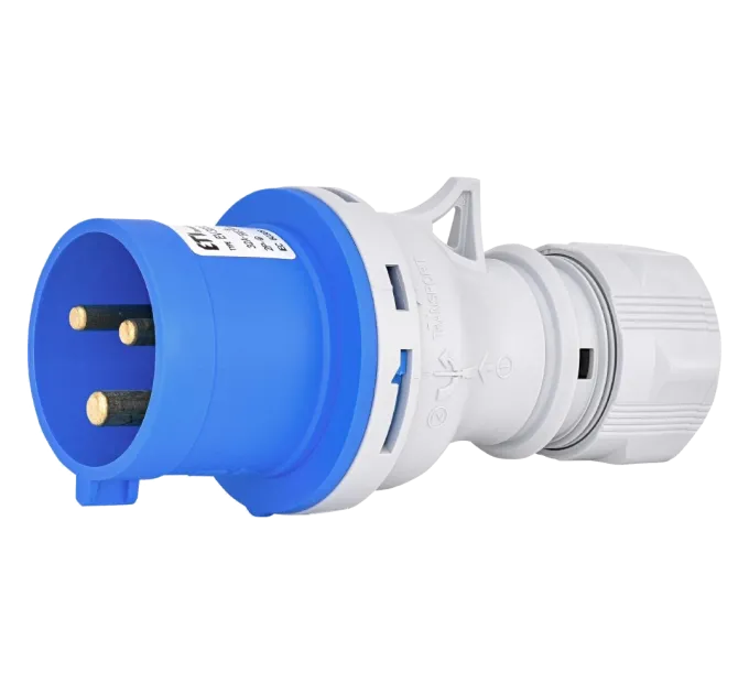 ЕТІ EV-3232 IP44 32A 230V 2P+PE Вилка кабельна