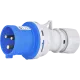 ЕТІ EV-3232 IP44 32A 230V 2P+PE Вилка кабельна