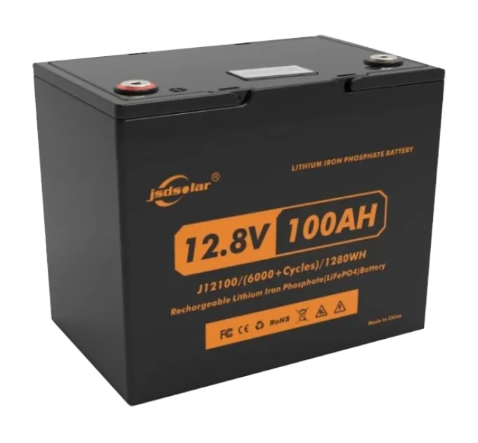 JSDS LiFePO4 12100LED 12.8В 100А•г Літієва акумуляторна батарея