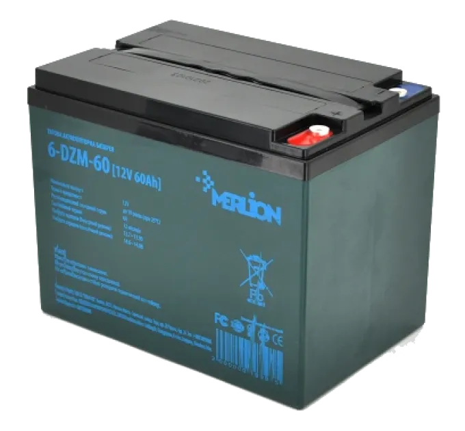 AGM MERLION 6-DZM-60 12V 60Ah Аккумуляторная батарея тяговая AGM MERLION 6-DZM-60 12V 60Ah Аккумуляторная батарея тяговая