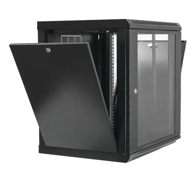 19"12U, 600х600х640мм акриловое стекло, черный Шкаф 19"12U, 600х600х640мм акриловое стекло, черный Шкаф
