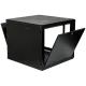 19" 9U 600x500x507мм акриловое стекло черный Шкаф