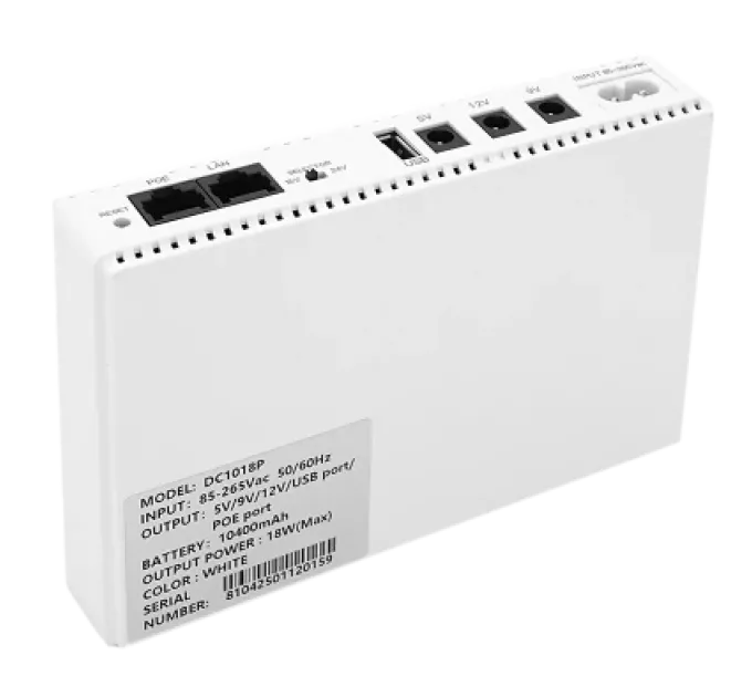MERLION ML-DC1018P-W 18W ИБП для роутеров/коммутаторов