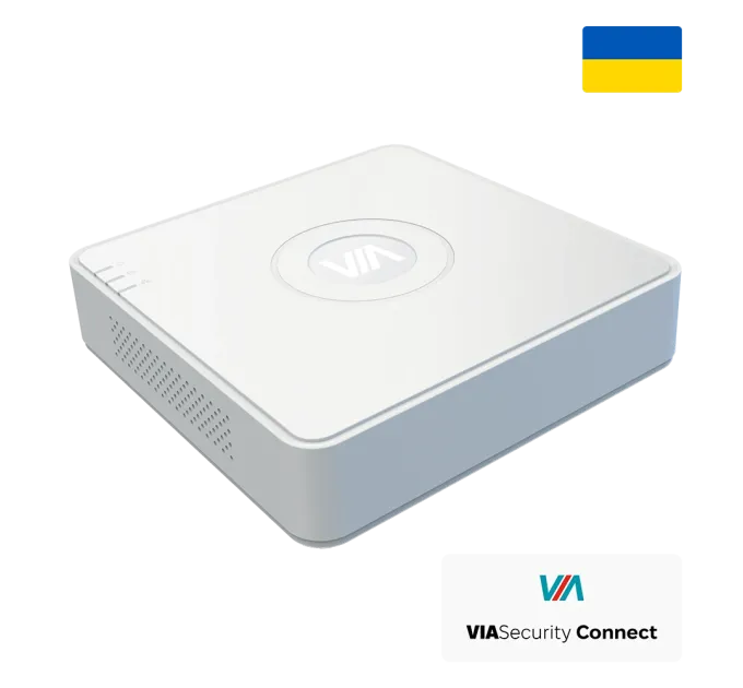 VIA-NVR08V1Q 8-канальний Відеореєстратор VIASecurity