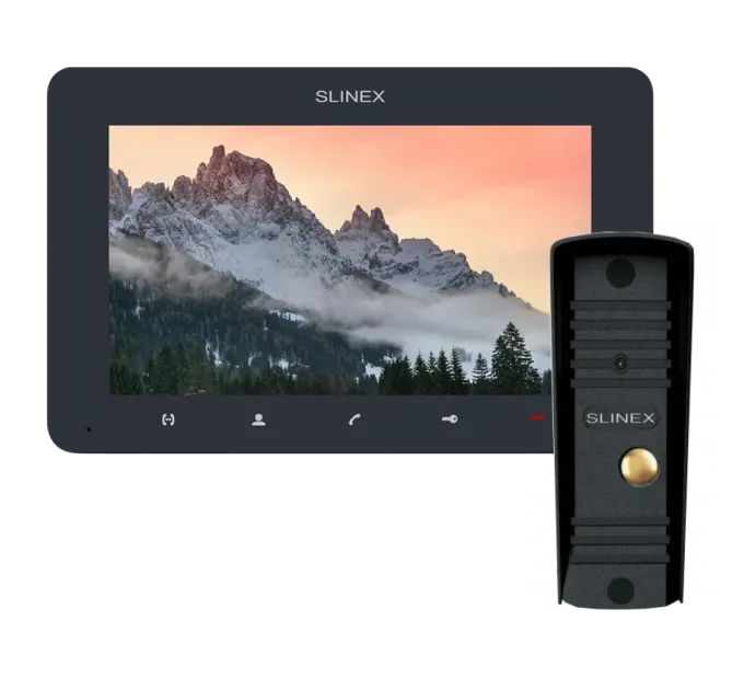 SM-07MHD графит+панель ML-16HD черный Комплект Slinex SM-07MHD графит+панель ML-16HD черный Комплект Slinex