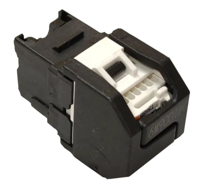 Corning Модуль Keystone UTP RJ45 кат. 6, чорний