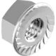 DIN6923 фланц А2 зубч Гайка М8
