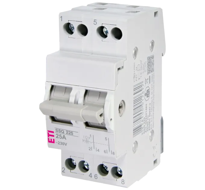 ЕТІ SSQ 225 "1-0-2" 2p 25A Перемикач навантаження