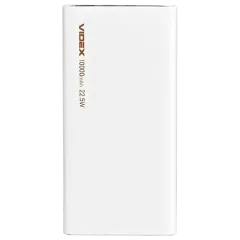 VIDEX VPB-310 22.5W White 10000mAh Повербанк