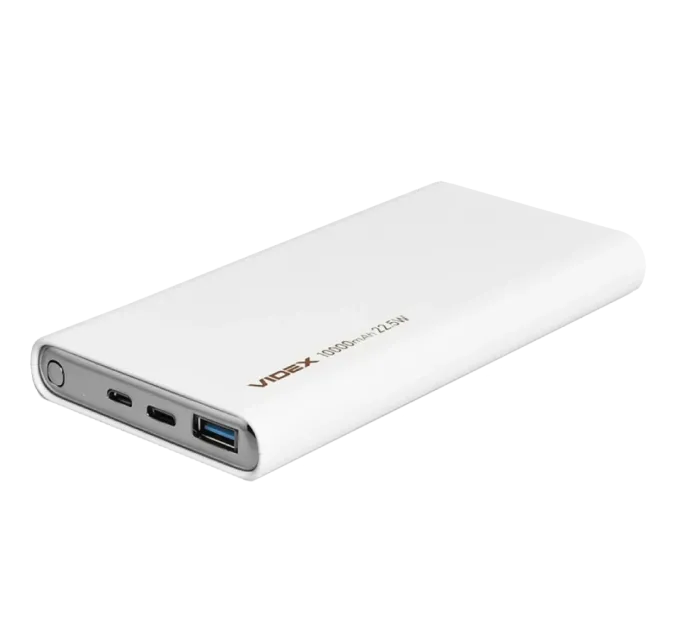 VIDEX VPB-310 22.5W White 10000mAh Повербанк