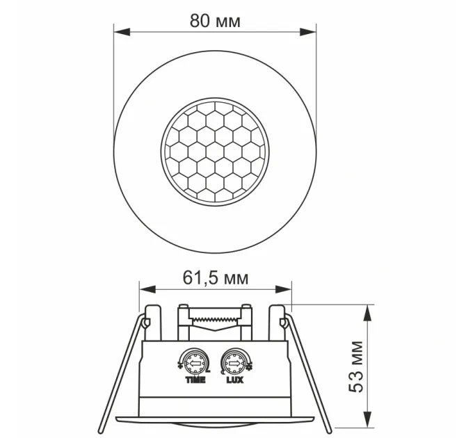 VIDEX VL-SPR17W 220V Датчик движения и освещения инфракрасный
