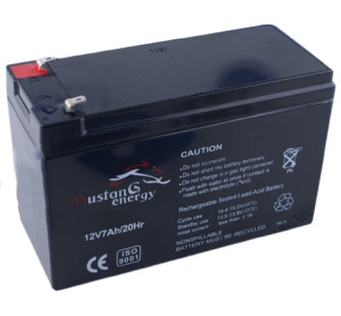 Mustang Energy 12V7,2Ah/20Hr Аккумуляторная батарея Mustang Energy 12V7,2Ah/20Hr Аккумуляторная батарея