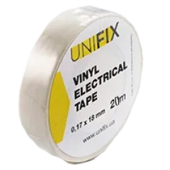 UNIFIX ETU-20W Изоляционная лента белая 0.17х18 мм 20 м