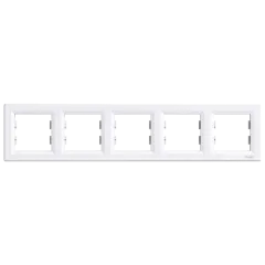 Schneider Electric ASFORA EPH5800521 Рамка 5-местная горизонтальная белая