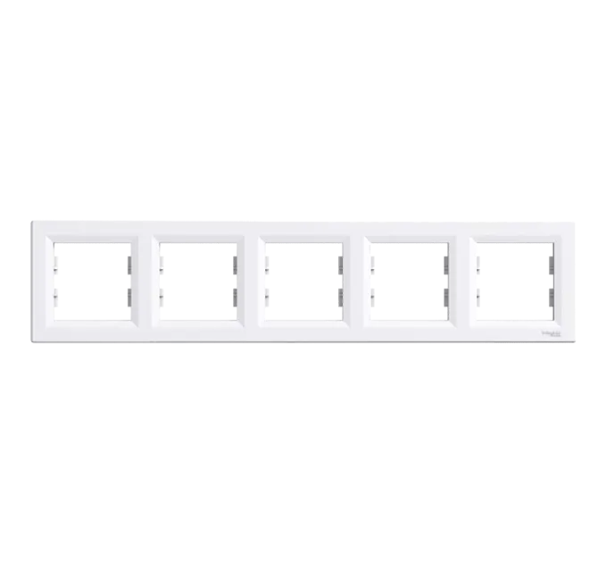 Schneider Electric ASFORA EPH5800521 Рамка 5-местная горизонтальная белая Schneider Electric ASFORA EPH5800521 Рамка 5-местная горизонтальная белая