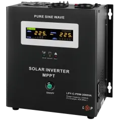 LOGICPOWER LPY-С-PSW-2000VA (1400Вт) MPPT 24В Источник бесперебойного питания