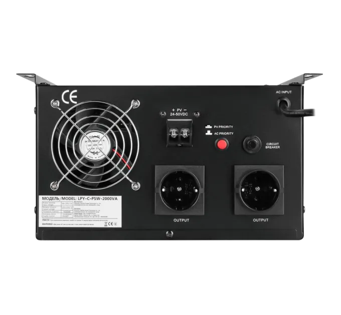 LOGICPOWER LPY-С-PSW-2000VA (1400Вт) MPPT 24В Источник бесперебойного питания