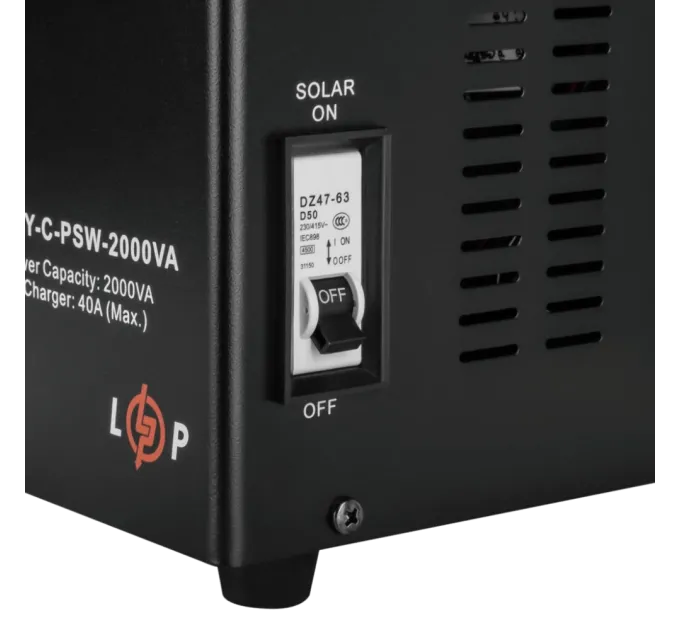 LOGICPOWER LPY-С-PSW-2000VA (1400Вт) MPPT 24В Источник бесперебойного питания