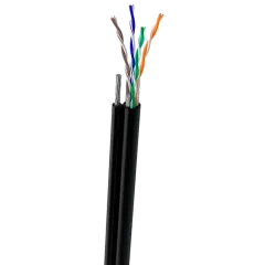 OK-Net UTP 4*2*0,49+ КПП-ВПбухта 305 м Кабель уличный с тросом 7*0,5мм cat 5e