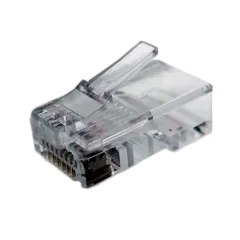 RJ45 UTP Конектор прохідного типу кат.5E (пачка 100 шт)