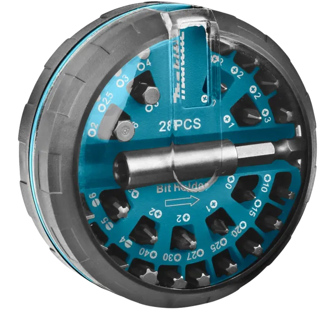 Makita (B-28911) Дискообразный набор бит для шуруповерта 28 шт. Makita (B-28911) Дискообразный набор бит для шуруповерта 28 шт.