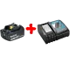 Makita DC18RC (191A24-4) + BL1830B Акумулятор Li-ion + швидкозарядний пристрій