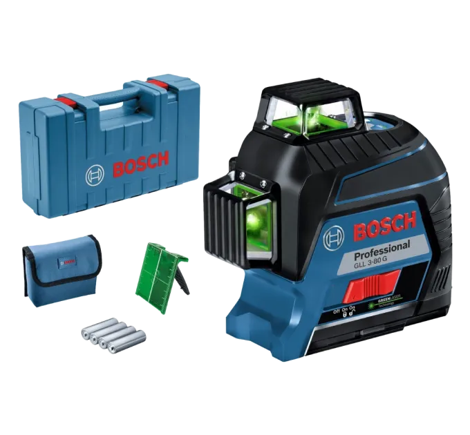 Bosch GLL 3-80 G (0601063Y00) Нивелир лазерный + кейс