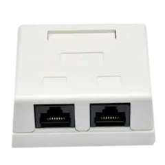 EPNew 2хUTP, кат. 6, RJ45 Розетка внешняя EPNew 2хUTP, кат. 6, RJ45 Розетка внешняя