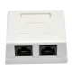 EPNew 2хUTP, кат. 6, RJ45 Розетка зовнішня