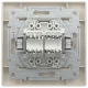 Schneider Electric Asfora EPH4400123 РОЗЕТКА КОМПЬЮТЕРНАЯ RJ45 UTP КАТ. 5Е ДВОЙНА
