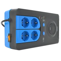 Green Wave Winchester 1000VA (700Вт) Стабілізатор напруги релейний 4xShuko, DC140-260V, AC220±8%, BOX