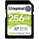 Kingston Canvas Select Plus 256Гб 100R C10 UHS-I U3 V30 Карта памяти SDXC