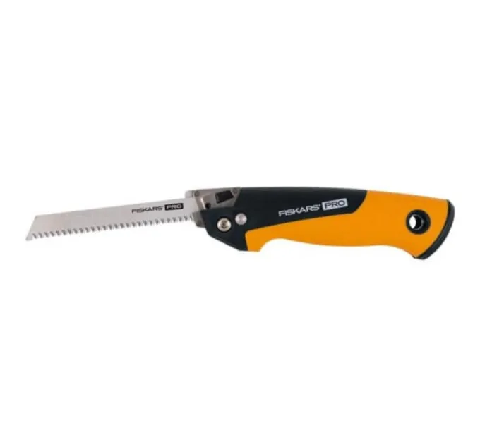 Fiskars Pro PowerTooth 13/24 TPI (1062934) Пила універсальна складана 2 полотна (метал, дерево) 150 мм