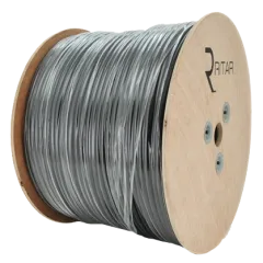 RITAR B305-RG59CU + 2x0.5mm CU, 0,81 мм.CU, 64x0.12m CCA Кабель коаксиальный с питанием 305 м RITAR B305-RG59CU + 2x0.5mm CU, 0,81 мм.CU, 64x0.12m CCA Кабель коаксиальный с питанием 305 м