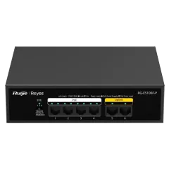 Ruijie Reyee RG-ES106F-P PoE Коммутатор 6 портов неуправляемый Ruijie Reyee RG-ES106F-P PoE Коммутатор 6 портов неуправляемый