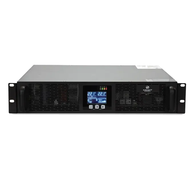 Kraft KRF-RM/3000VA/3KW/Ex Pro Online Джерело безперебійного живлення Kraft KRF-RM/3000VA/3KW/Ex Pro Online Джерело безперебійного живлення