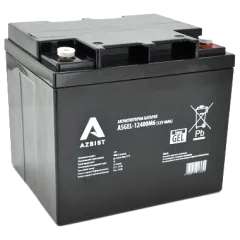 AZBIST Super GEL ASGEL-12400M6 12V 40Ah Акумуляторна батарея